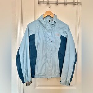 The North Face Women’s HyVent Light Blue/ Navy Jacket
